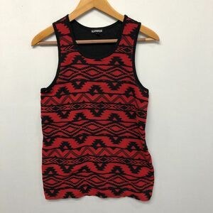 Express Women Sleeveless Aztec Geometric Tank Top Blouse Size Small B279 -13